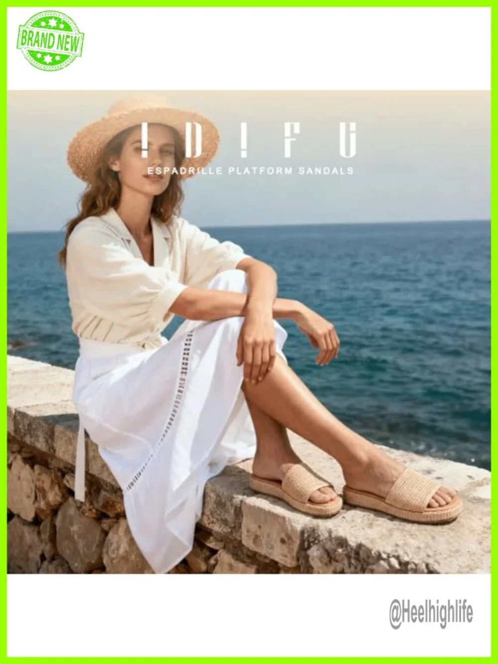 Women's Platform Espadrille Sandals Raffia Slip On Square Open Toe Wedges